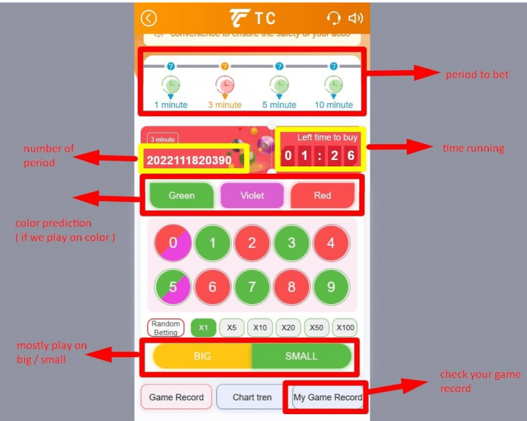 How To Play Colour Prediction Game (win Go)