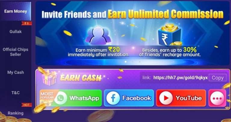 Refer And Earn Osom Rummy Apk