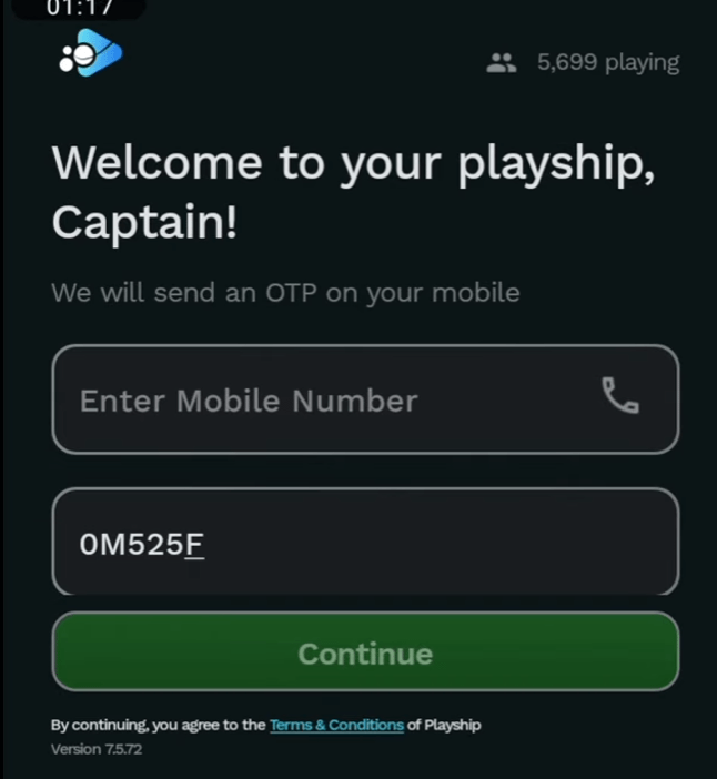 How To Register in Playship Rummy Win App
