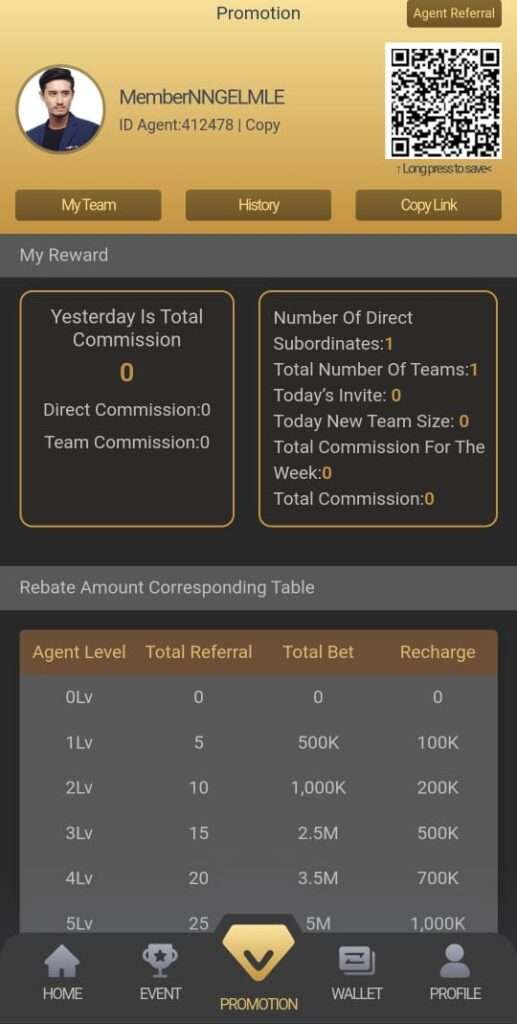 Refer And Earn Offer in Big Daddy Game App